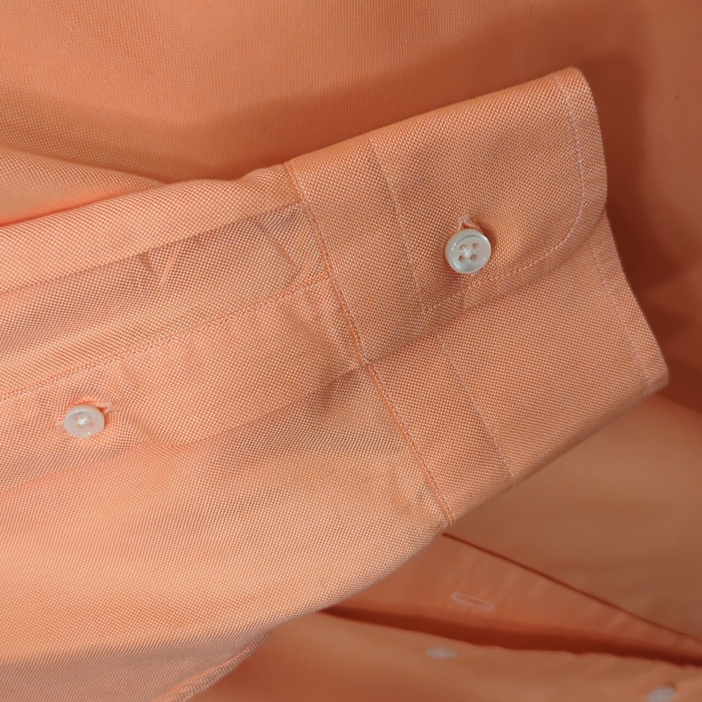 Ralph Lauren Purple Label Dress Shirt Mens XL - Coral - Picture 4 of 8